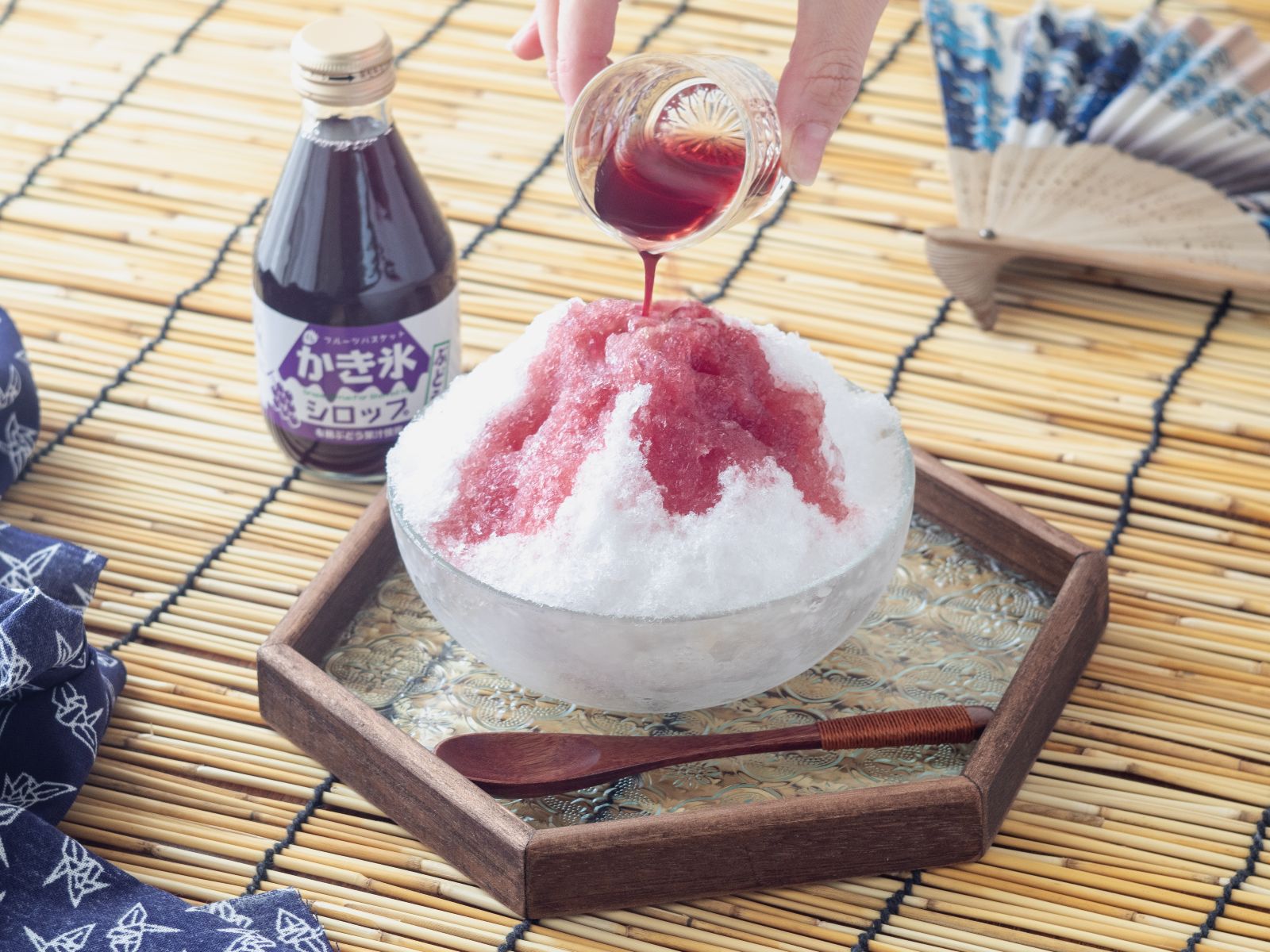 シロップとかき氷