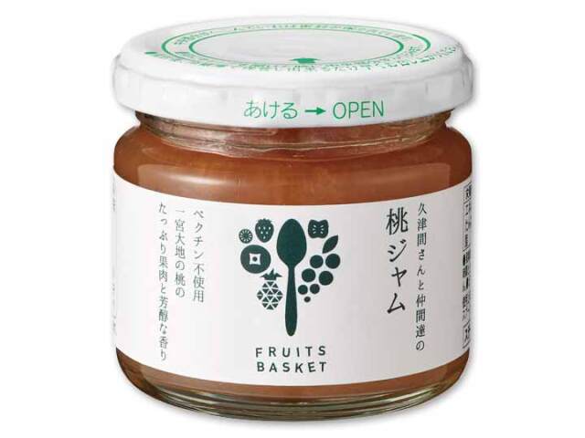 久津間さんの桃ジャム