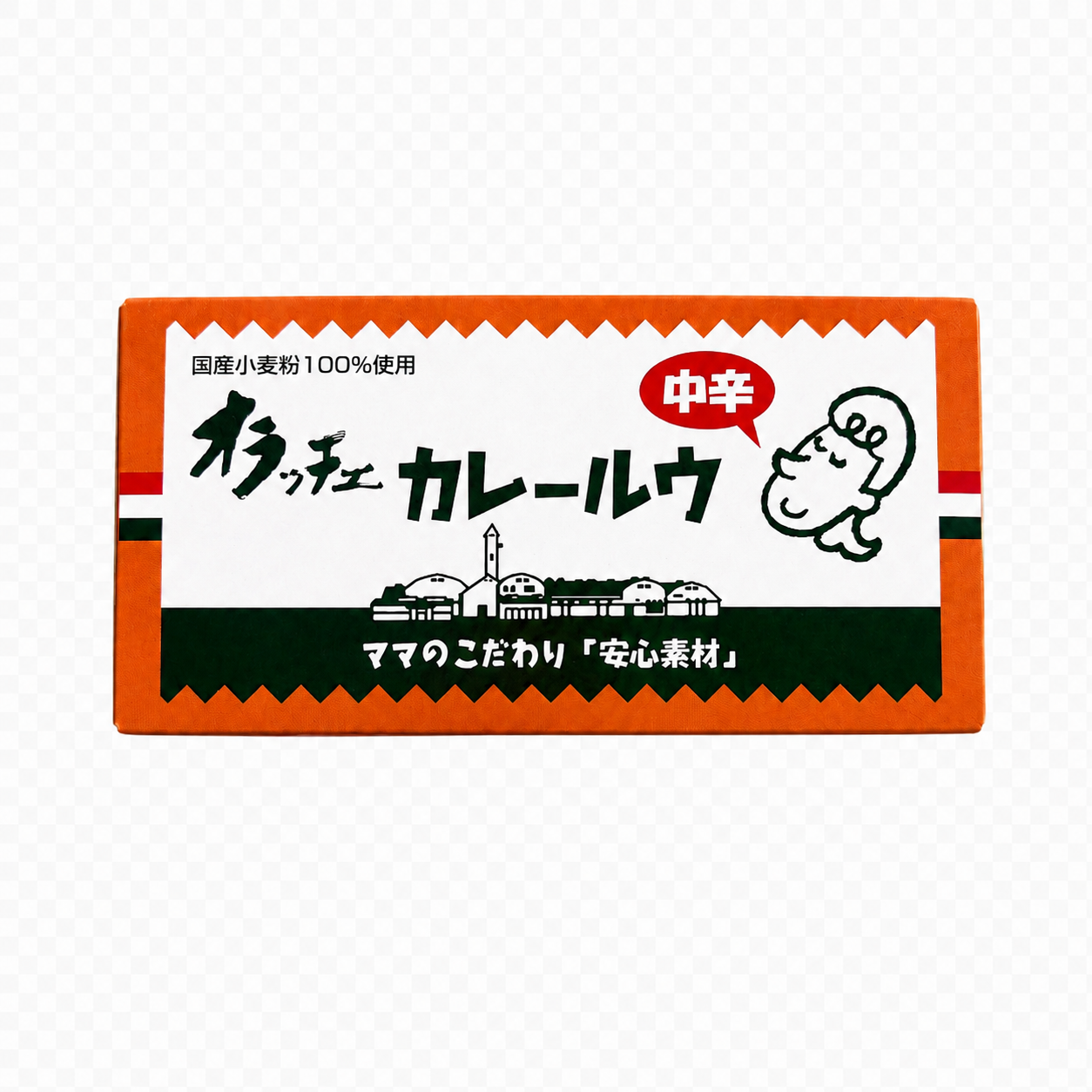 オラッチェ 中辛カレールウのパッケージ